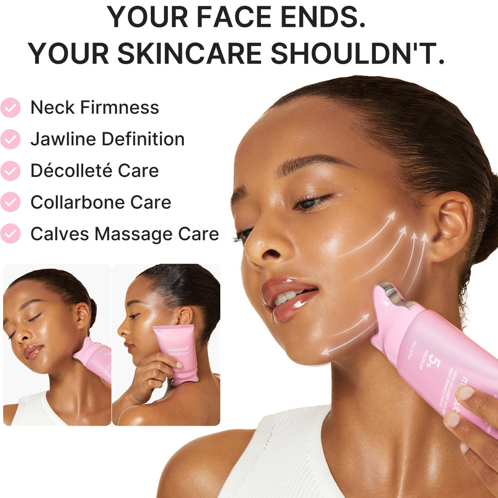 PDRN Collagen Neck Cream with Gua Sha Massager